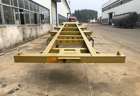 40Ft 3 Axle Skeleton Container Trailer